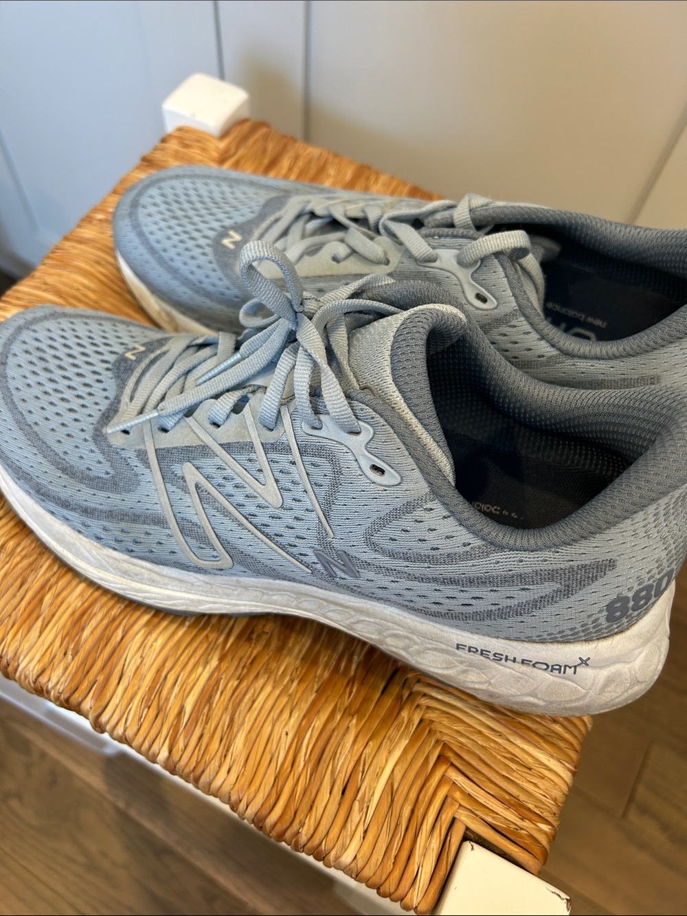 New Balance Women's Athletic Running Shoes in Light Gray